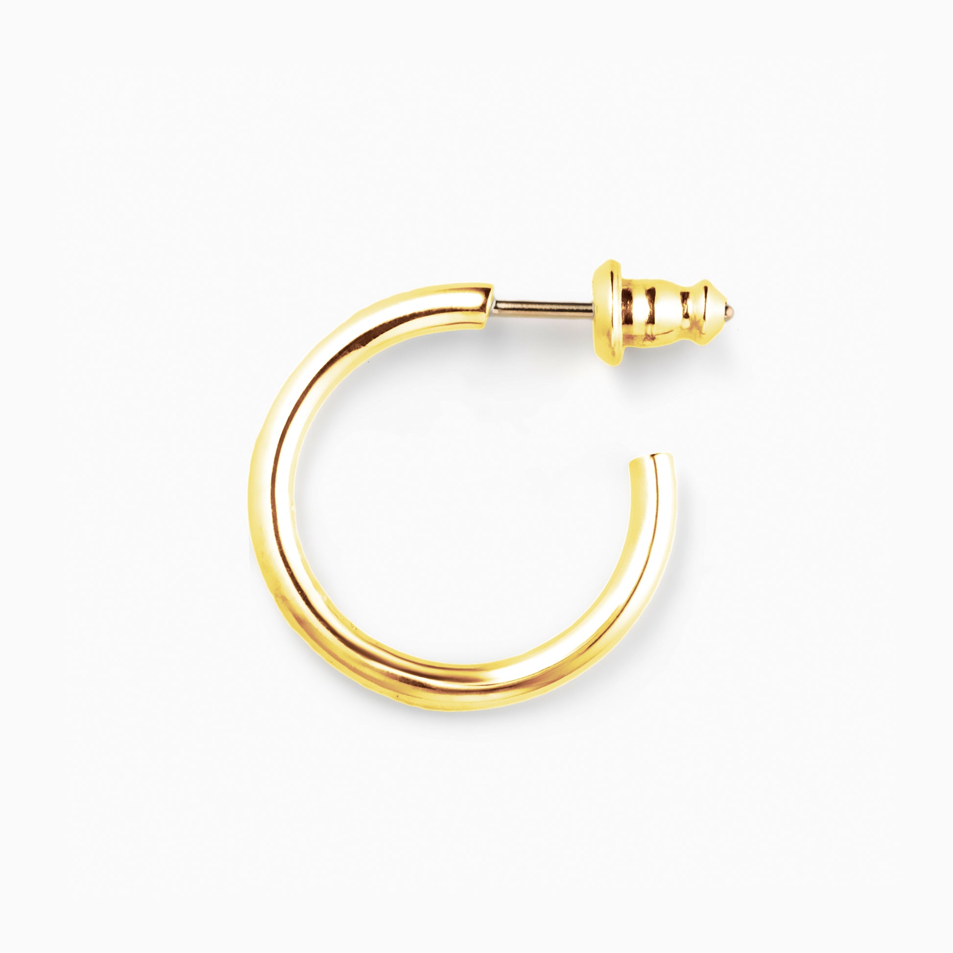 Phases Hoop Pierce Gold