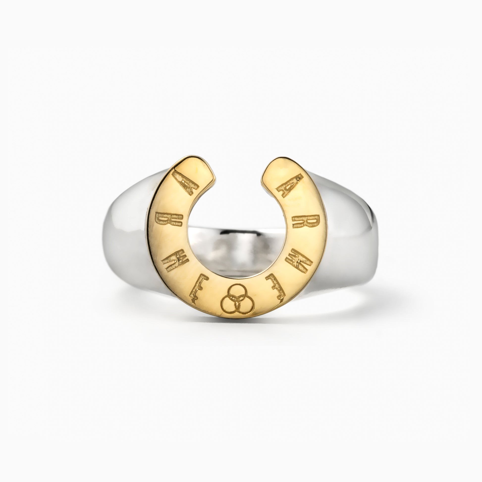 Chain Horseshoe Ring